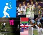 Смешанные двойной теннис Лондон 2012